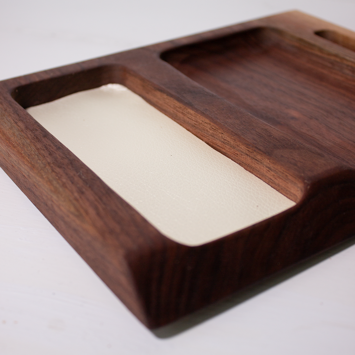 Wood Valet Tray - Walnut