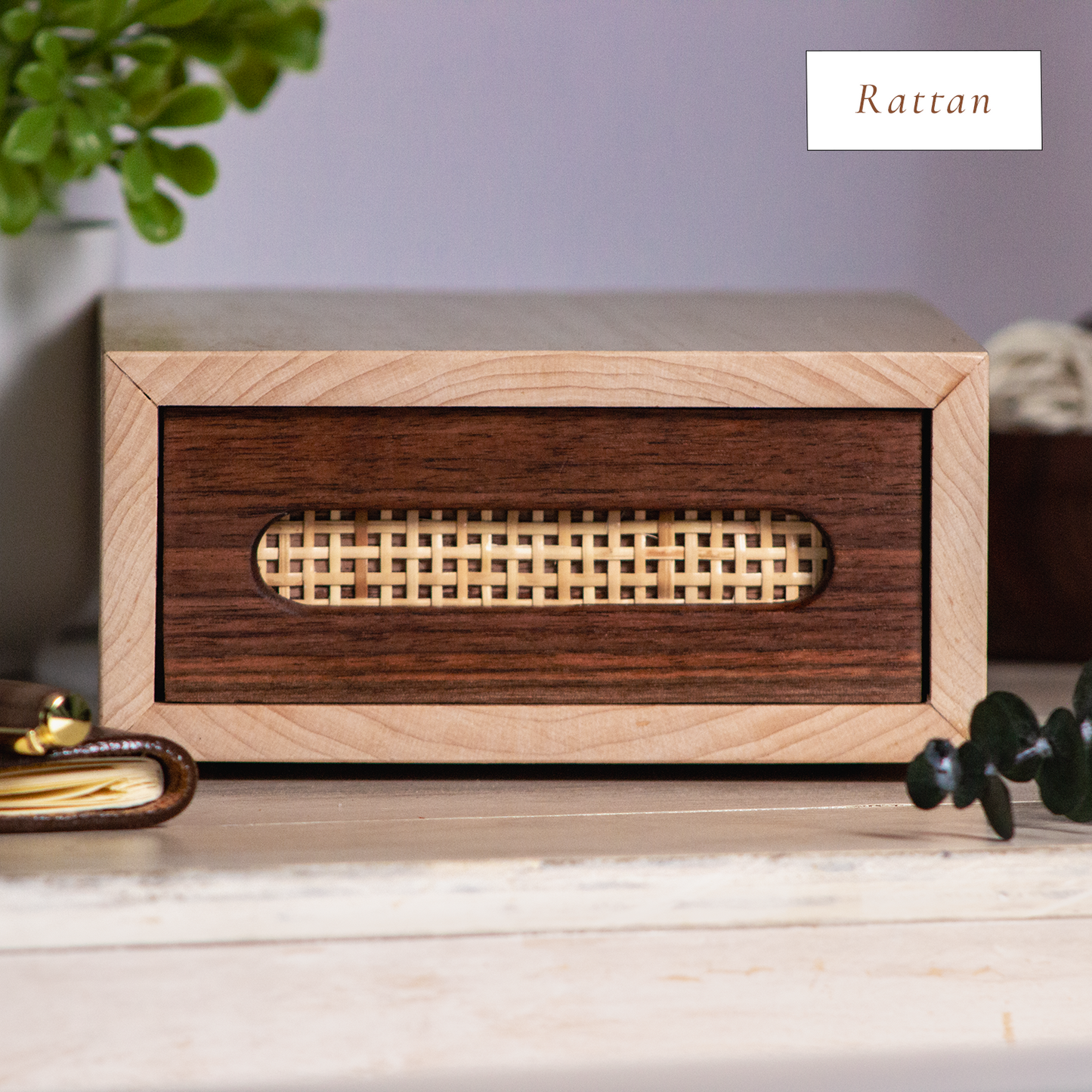 Wooden Desktop Drawer Organizer