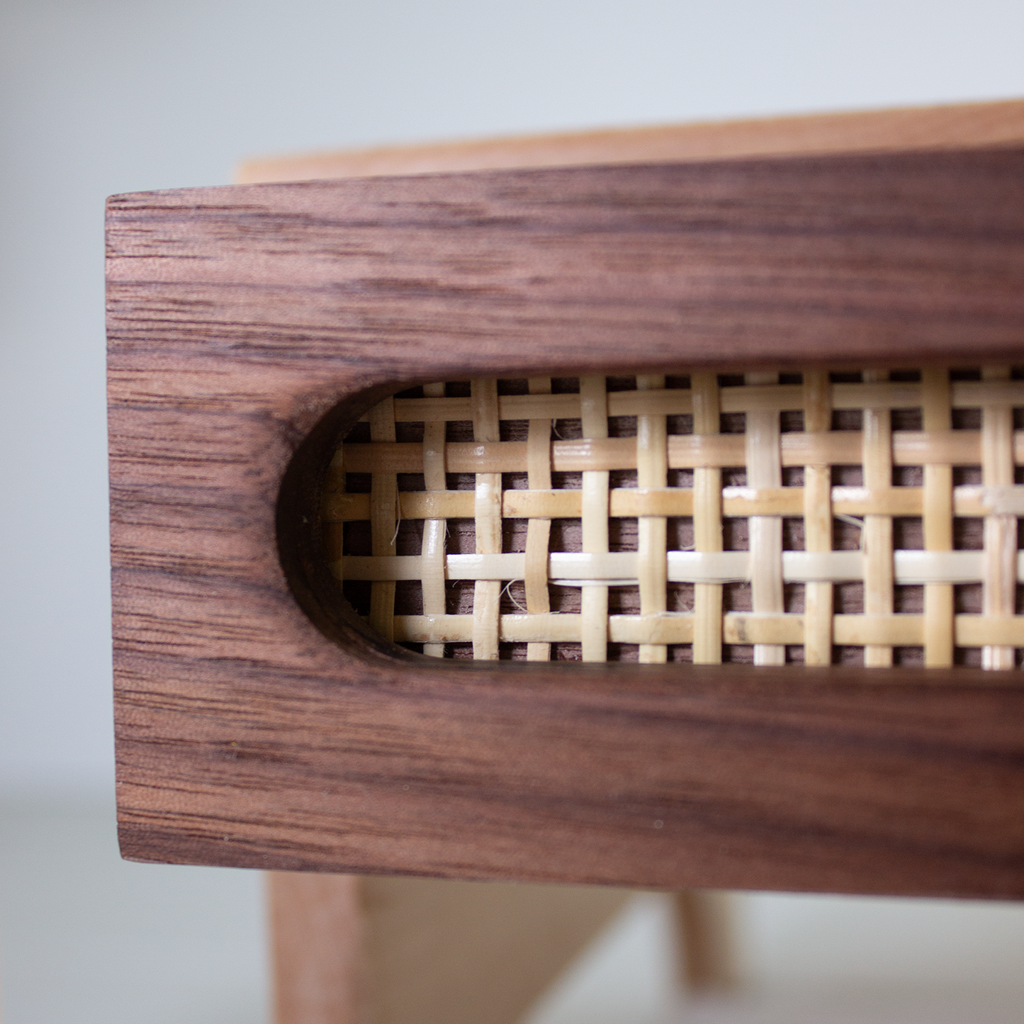 Wood Monitor Stand - Walnut & Maple