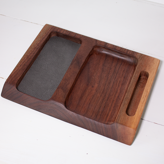 Wood Valet Tray - Walnut