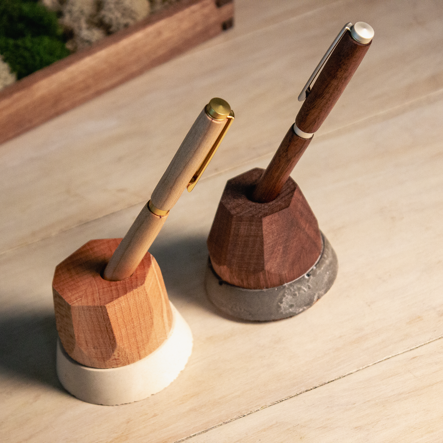 Hand-Turned Wooden Pen - Black Walnut or Maple