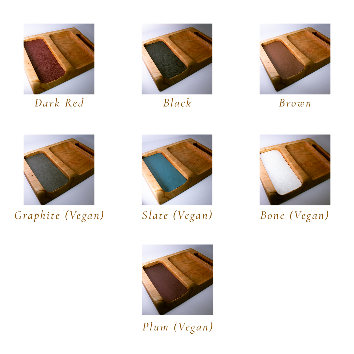 Wood Valet Tray - Cherry