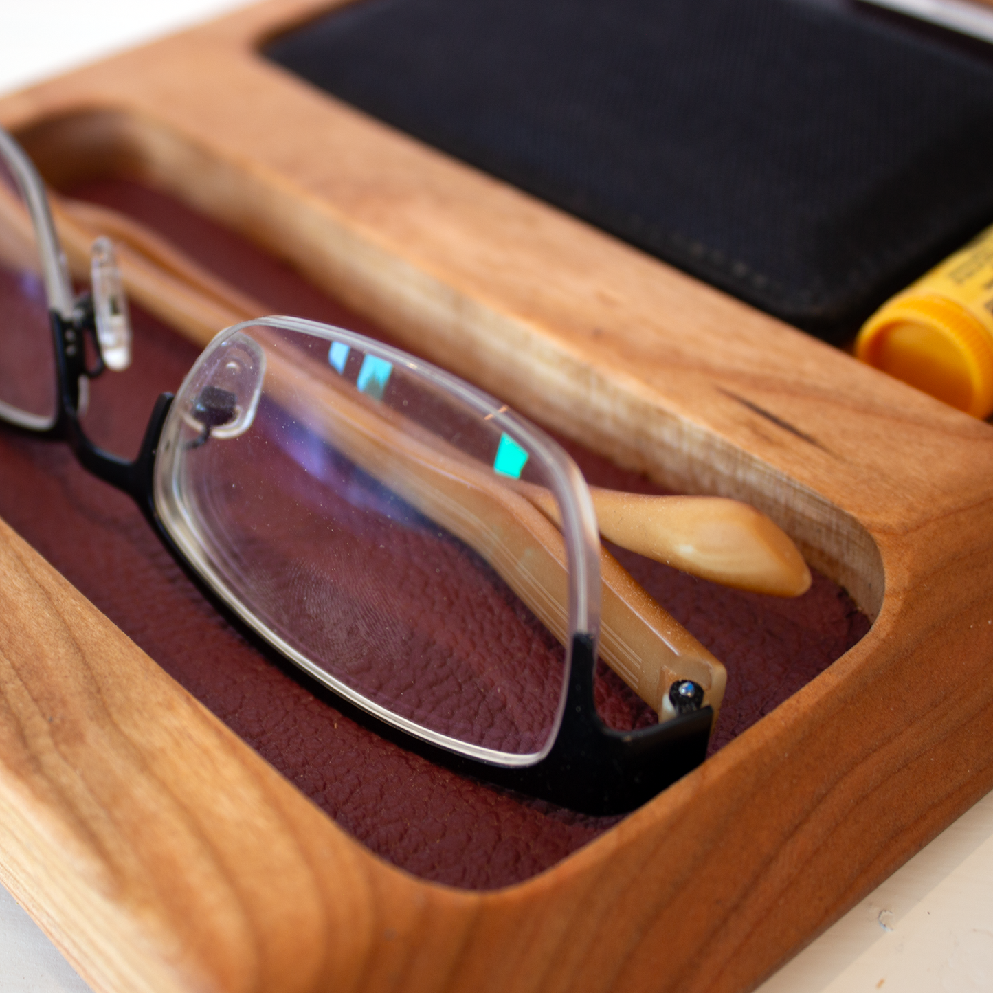 Wood Valet Tray - Cherry